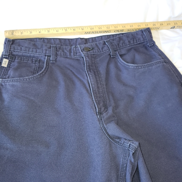 Carhartt Work Pants Blue Size 36 X 34 - Picture 6 of 10